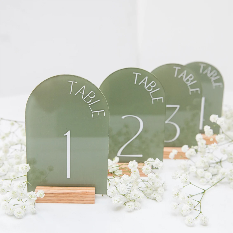 Table Number Gold - パーソナライズされたアクリルの結婚式のテーブル番号,書道,素朴なアーチの数字,モダンな結婚式のテーブルの装飾