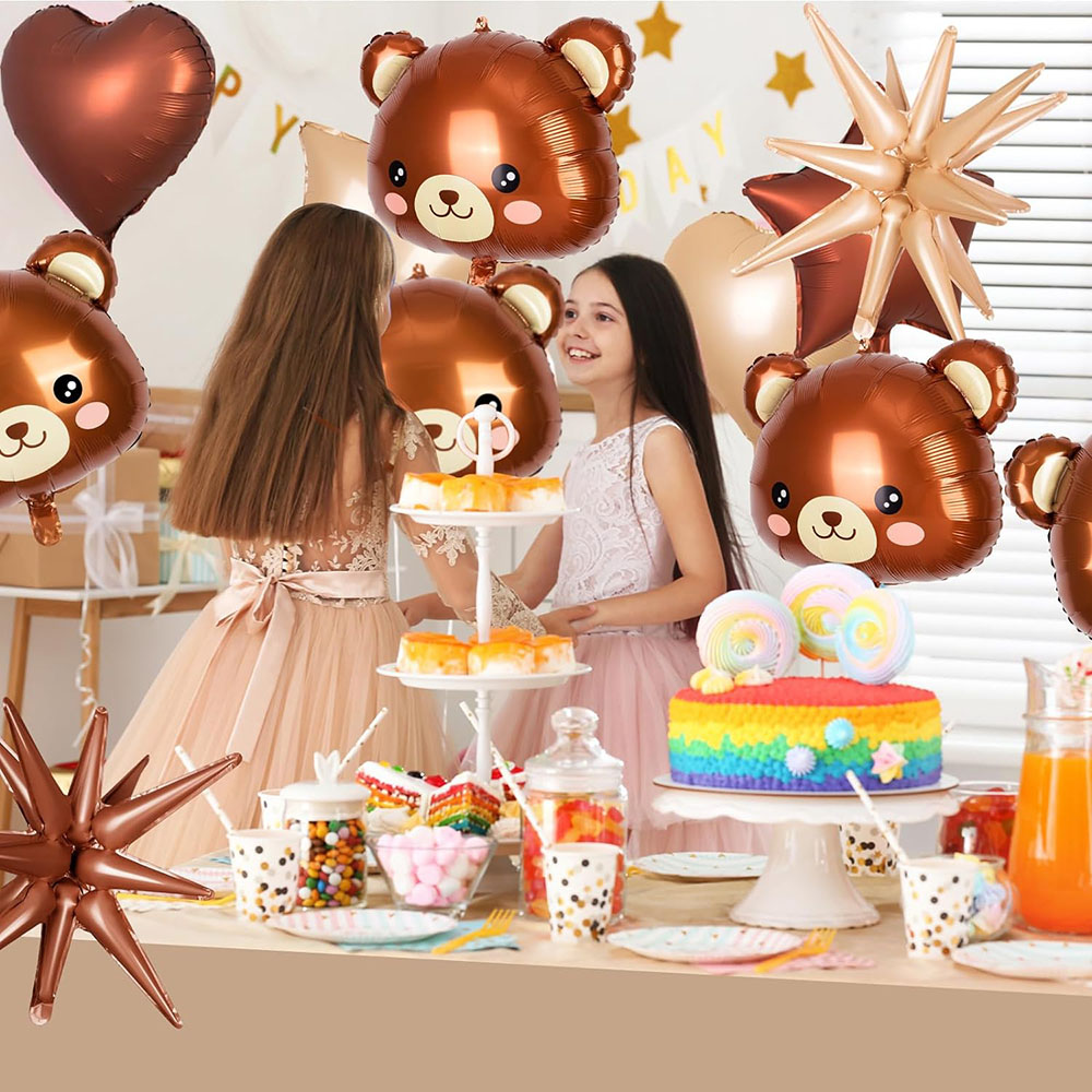 クマのバルーン、アルミホイルバルーン、22インチの装飾用アル - Wedding Zoo のレビューと価格