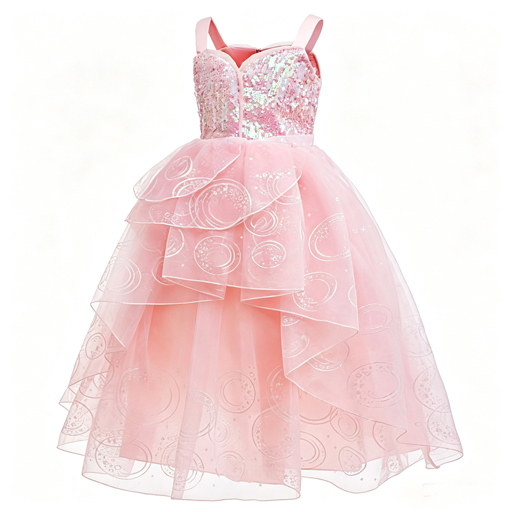 ピンクの良い魔女コスチュームベビー誕生日ドレス高級子供プリン - Good Floral & Wedding Decor Supply Photos のレビューと価格